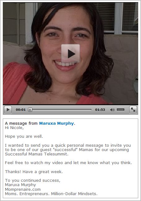 momprenaire video page